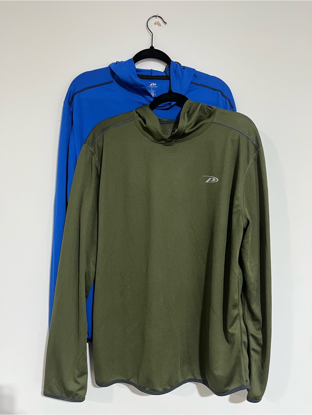 Pro Player Royal Blue and Olive Green Athletic Hoodies (2-Pack)